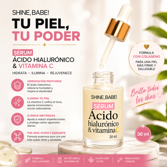 SERUM DE ÁCIDO HIALURÓNICO Y VITAMINA C